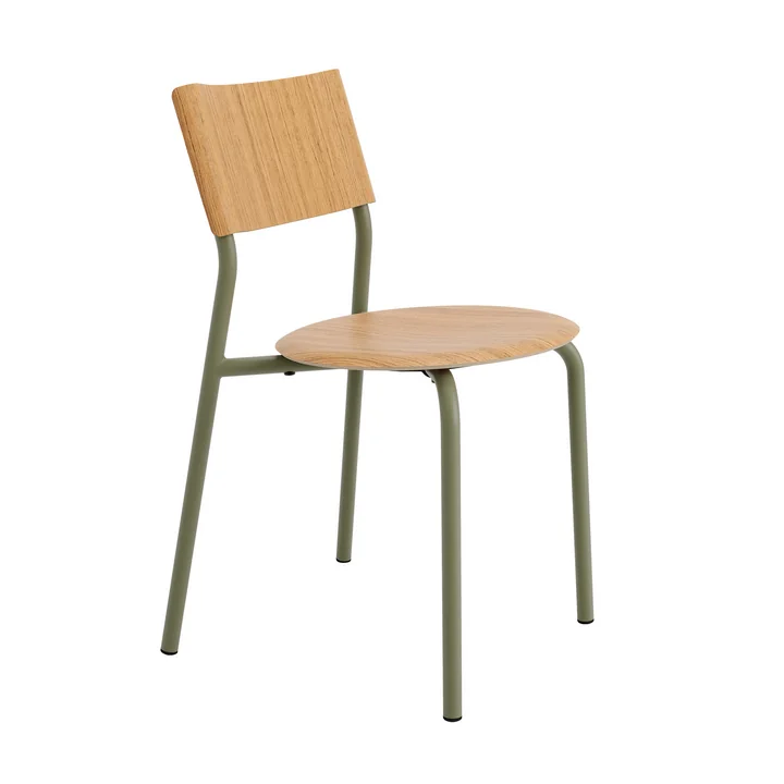 TipToe - SSD Chair, oak / khaki green