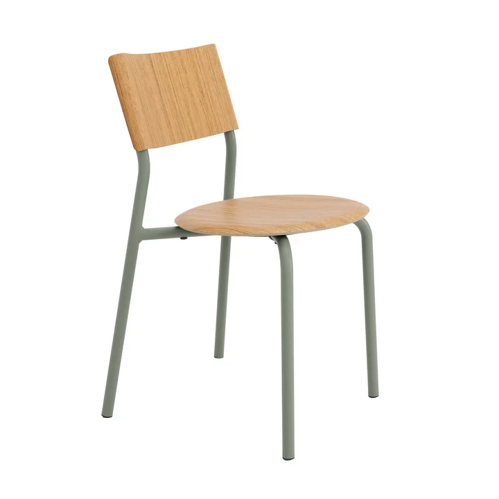 TipToe - SSD Chair, oak / eucalyptus gray
