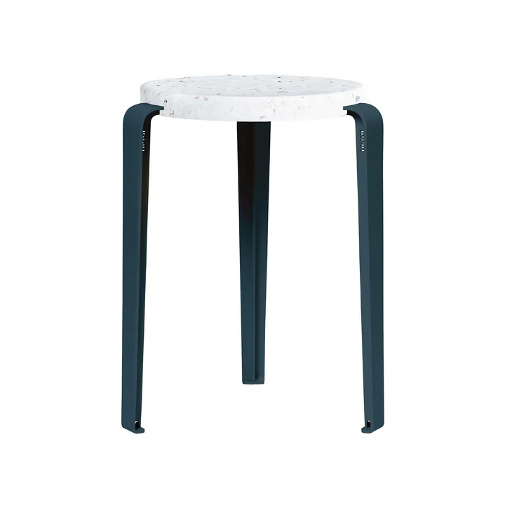 TipToe - LOU Venezia stool, recycled plastic / night blue