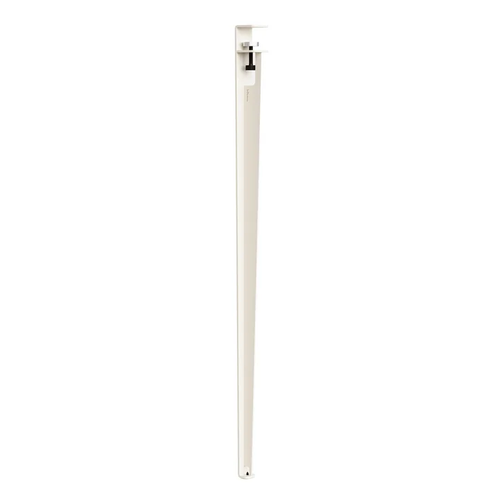 TipToe - Bar table leg H 110 cm, cream white