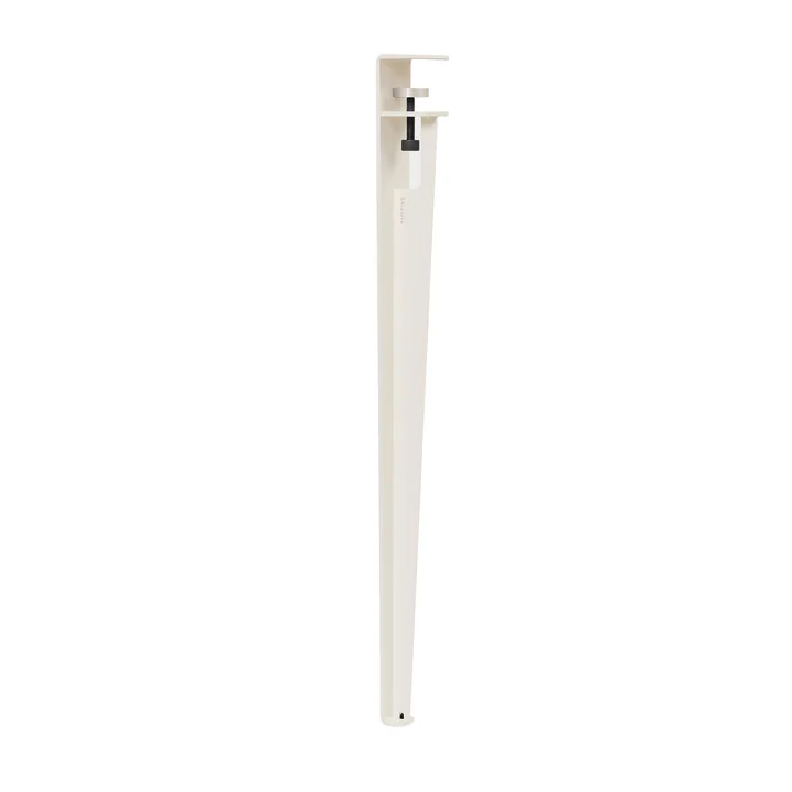 TipToe - Table and desk leg H 75 cm, cream white