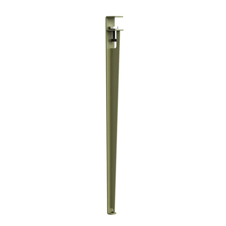 TipToe - Table leg H 90 cm, khaki green
