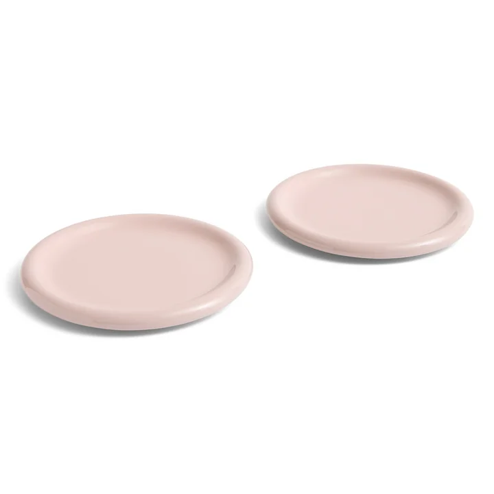 HAY - Barro Plate Ø 24 cm, pink (set of 2)