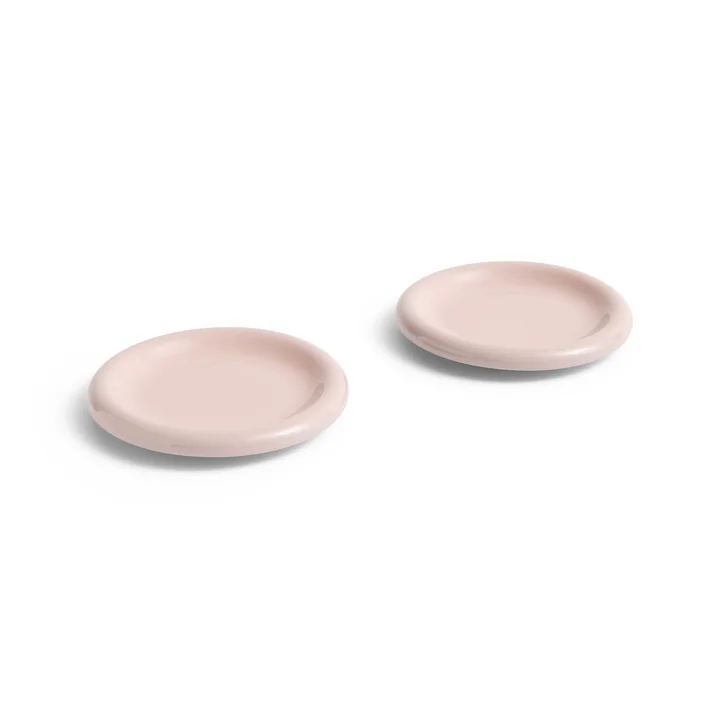 HAY - Barro Plate Ø 18 cm, pink (set of 2)