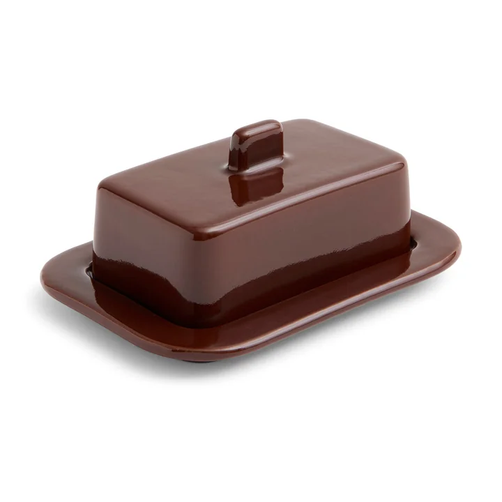 HAY - Barro Butter dish, burgundy