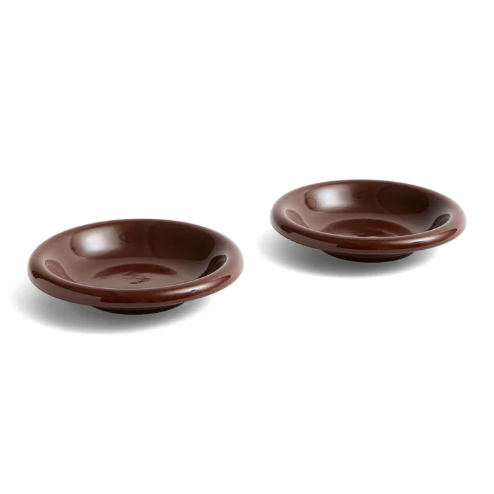 HAY - Barro Bowl Ø 20 cm, burgundy (set of 2)