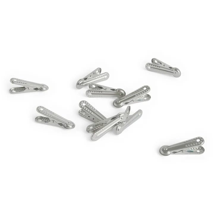 HAY - Outdoor Market pegs, silver (set of 10)