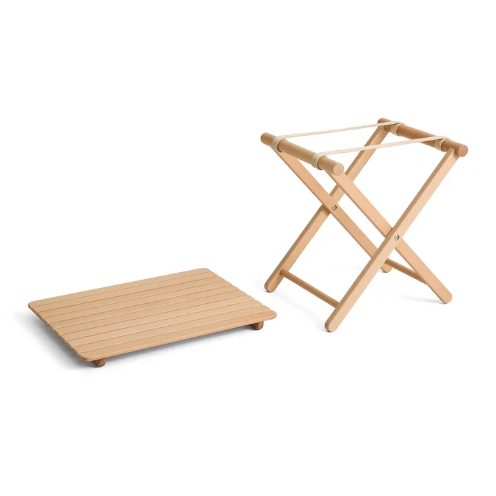 HAY - Outdoor Market Folding table S, natural