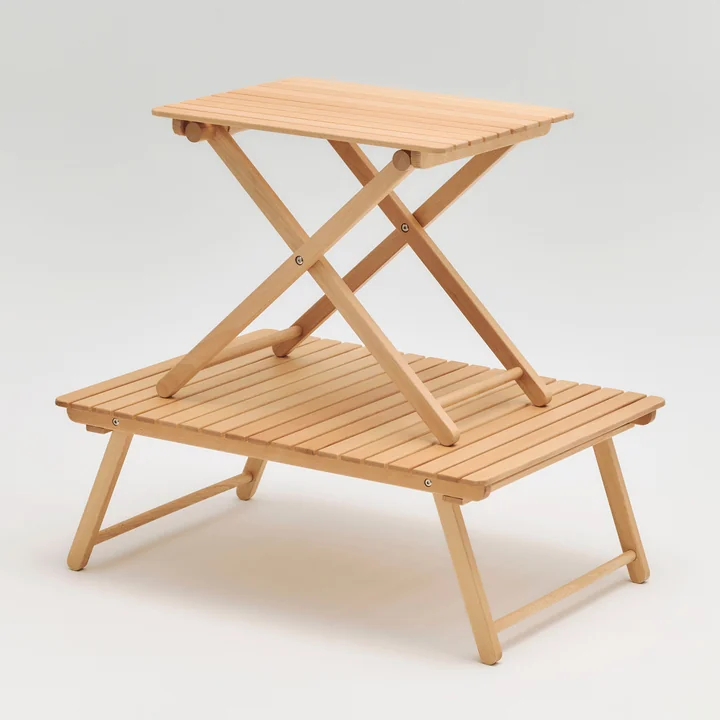 HAY - Outdoor Market Folding tables, natural