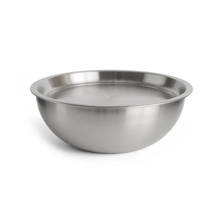 HAY - Outdoor Market Bowl with lid L, stainless steel