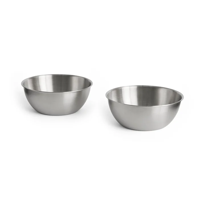 HAY - Outdoor Market Bowl S, stainless steel (set of 2)