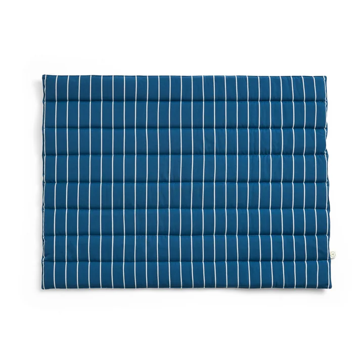 HAY - Outdoor Market Sofa seat cushion, blue with beige stripes