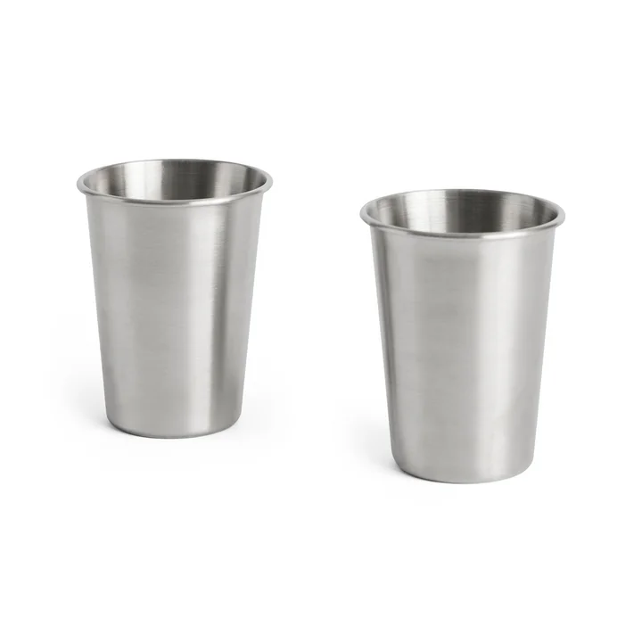 HAY - Outdoor Market Cup S, stainless steel (set of 2)