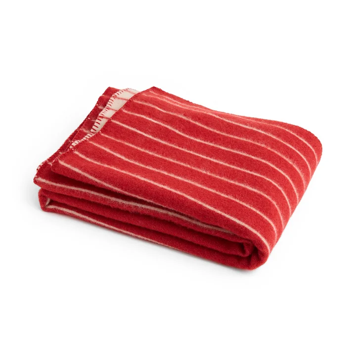 HAY - Outdoor Market Cover 180 x 130 cm, beige with red stripes