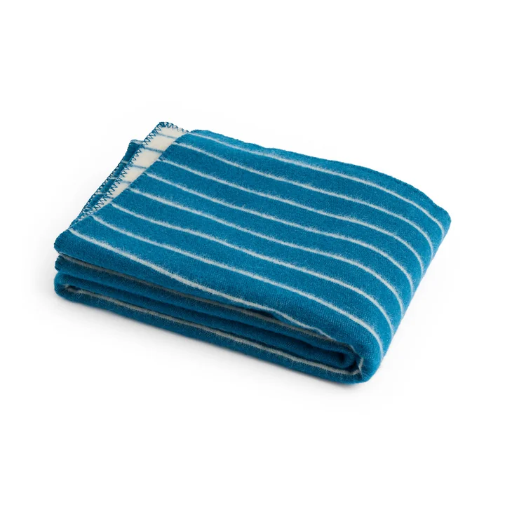 HAY - Outdoor Market Cover 180 x 130 cm, blue with beige stripes