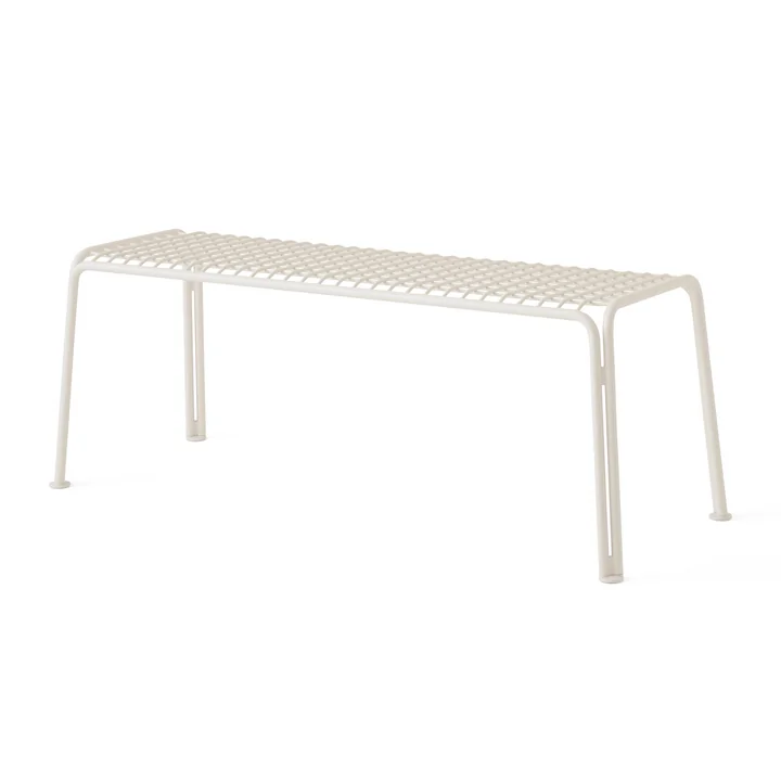 & Tradition - Thorvald SC112 Garden bench, 125 x 46 cm, ivory
