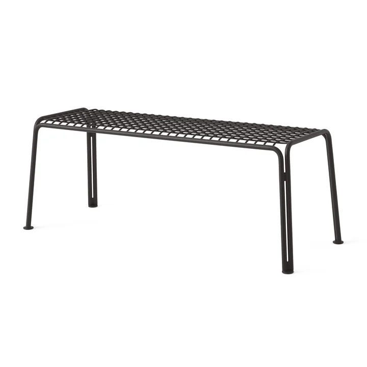 & Tradition - Thorvald SC112 Garden bench, 125 x 46 cm, warm black