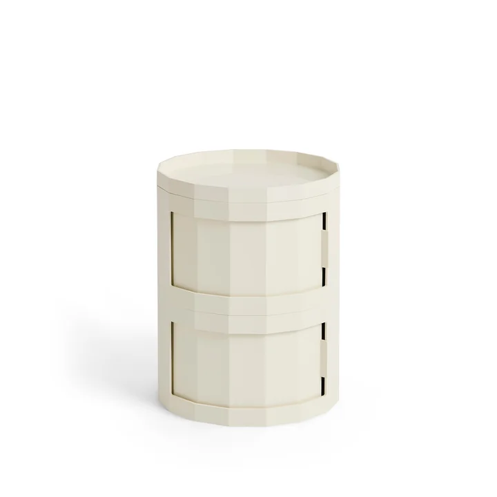 HAY - Facet Cabinet 20 with feet and castors, eggshell