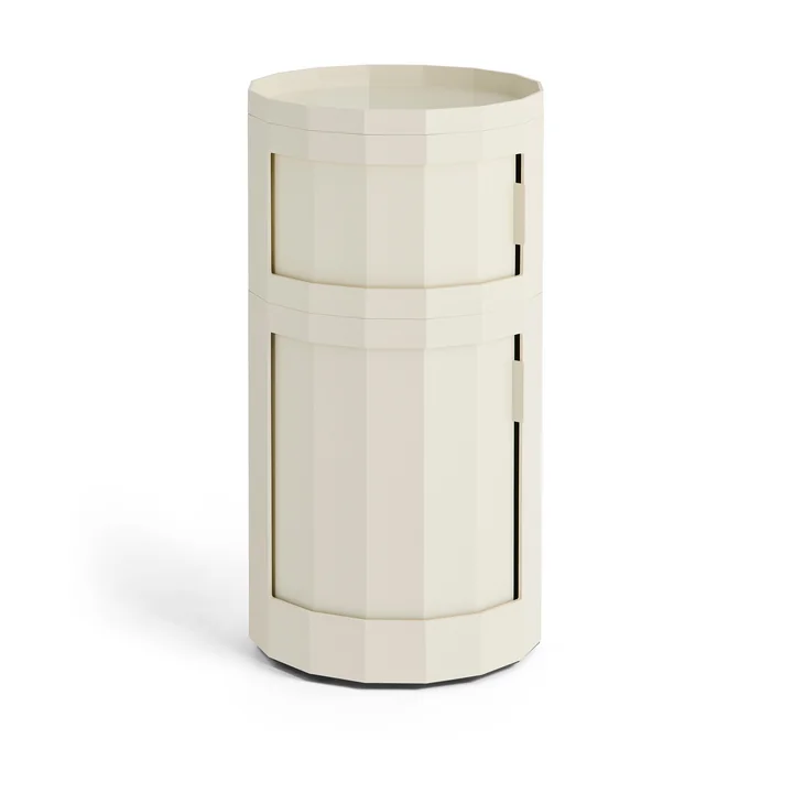 HAY - Facet Cabinet 110 with feet and castors, eggshell