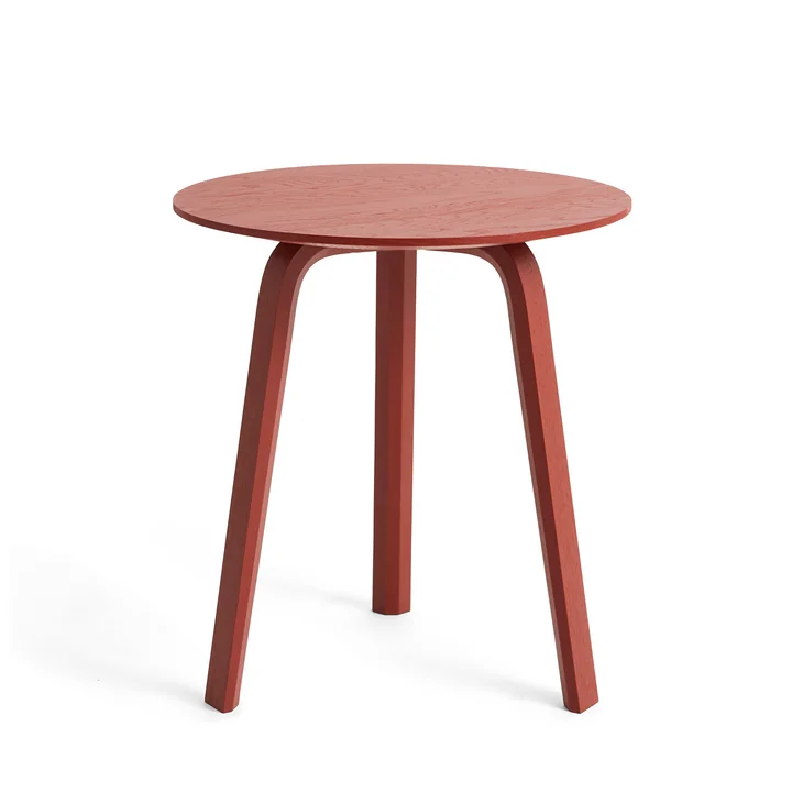 HAY - Bella Side table Ø 45 cm / H 49 cm, tile red