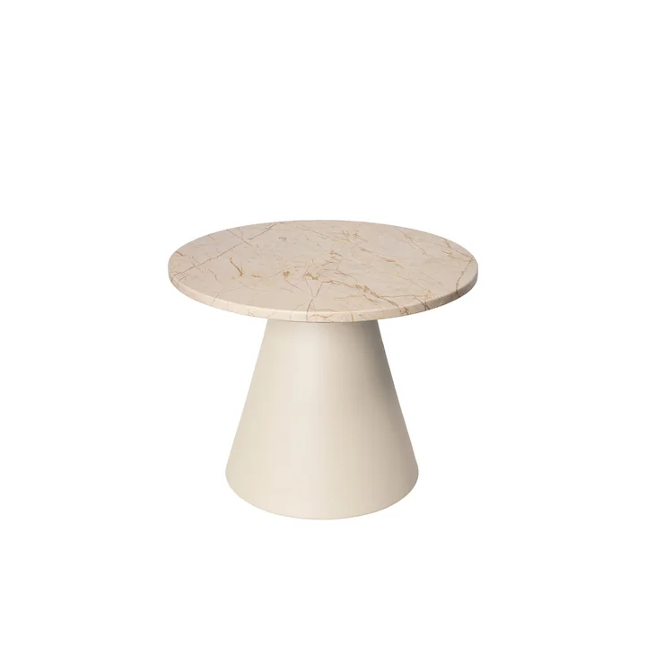 Broste Copenhagen - Miro Side table, Ø49 x H37 cm, beige