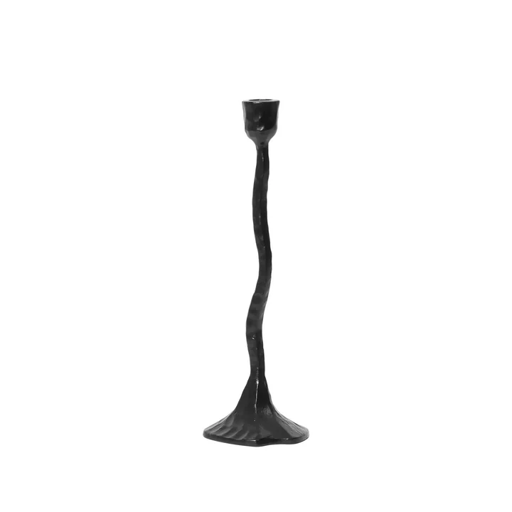 Broste Copenhagen - Amy Candle holder Ø9 x H31 cm, black