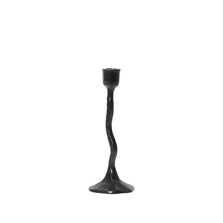 Broste Copenhagen - Amy Candle holder Ø8 x H23 cm, black
