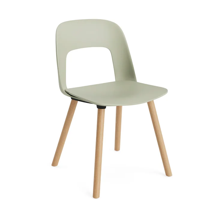 HAY - Layout 121 chair, oak / pastel green
