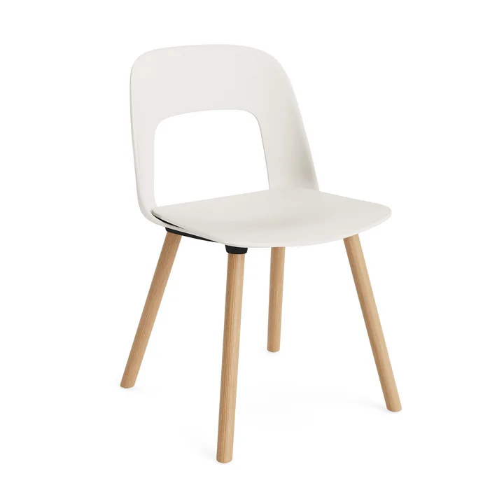 HAY - Layout 121 chair, oak / cream white