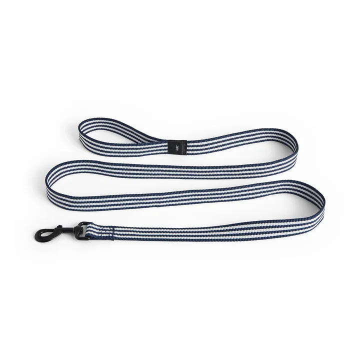 HAY - Dogs Dog lead, M/L, blue / white stripes