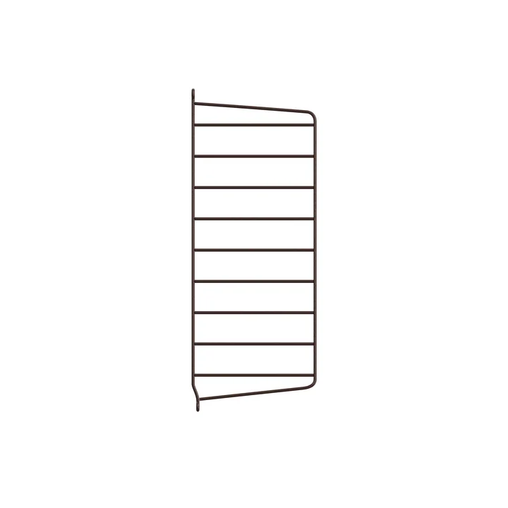 String - Wall ladder for String Shelf 50 x 20 cm, dark brown