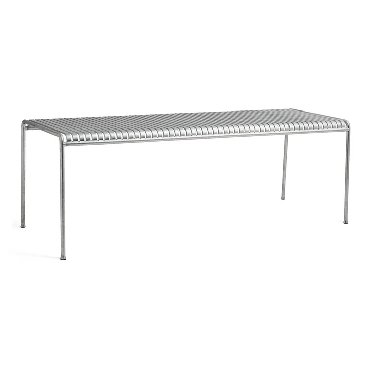 HAY - Palissade Table, rectangular, 220 x 90 cm, hot galvanised