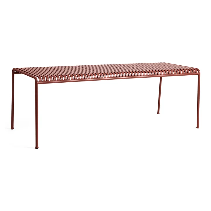 HAY - Palissade Table, rectangular, 220 x 90 cm, iron red
