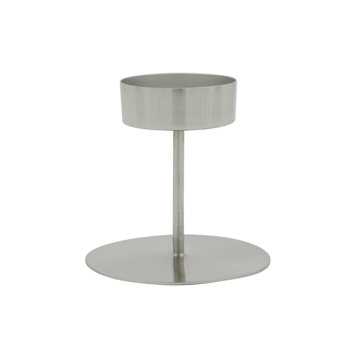 House Doctor - Anit tea light holder, Ø 10 x H 10.5 cm, silver