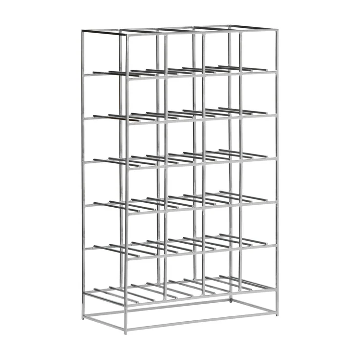 House Doctor - Wine rack for 24 bottles, silver