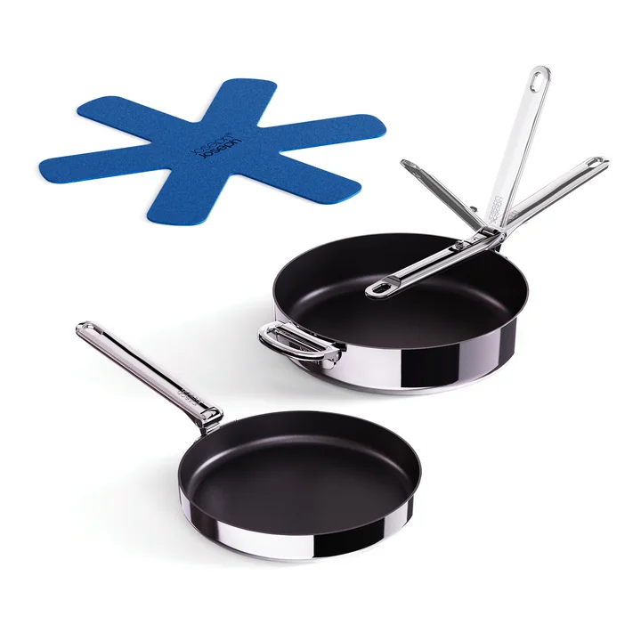 Joseph Joseph - Space Frying pan, non-stick coating, set of 2