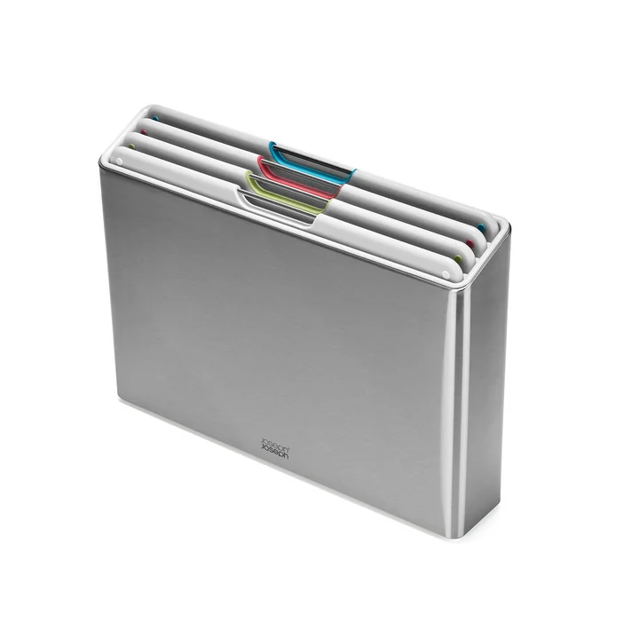 Joseph Joseph - Folio Steel chopping boards, stainless steel / light stone (4 pieces)