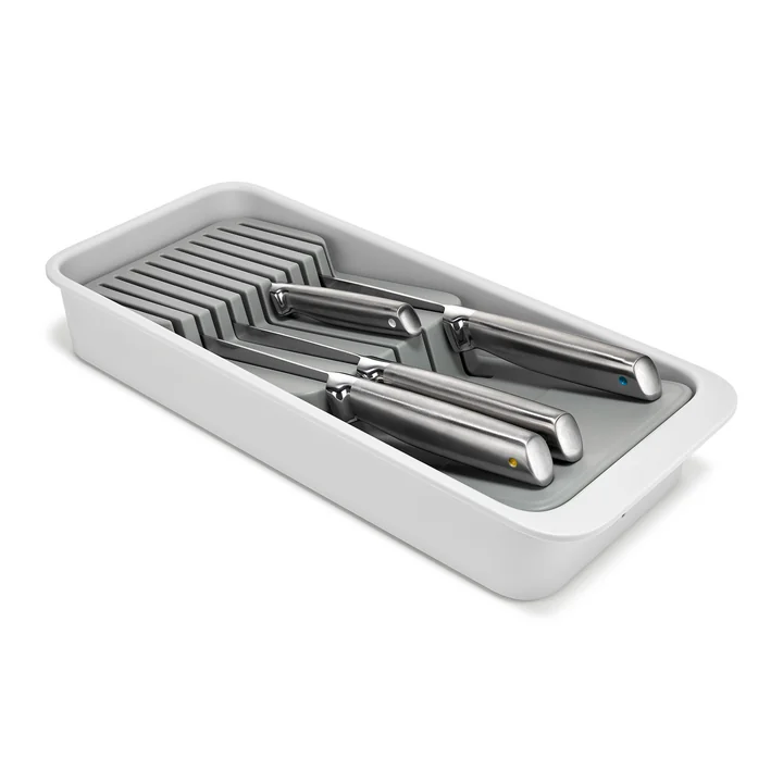 Joseph Joseph - DrawerStore Knife organizer, compact, light stone