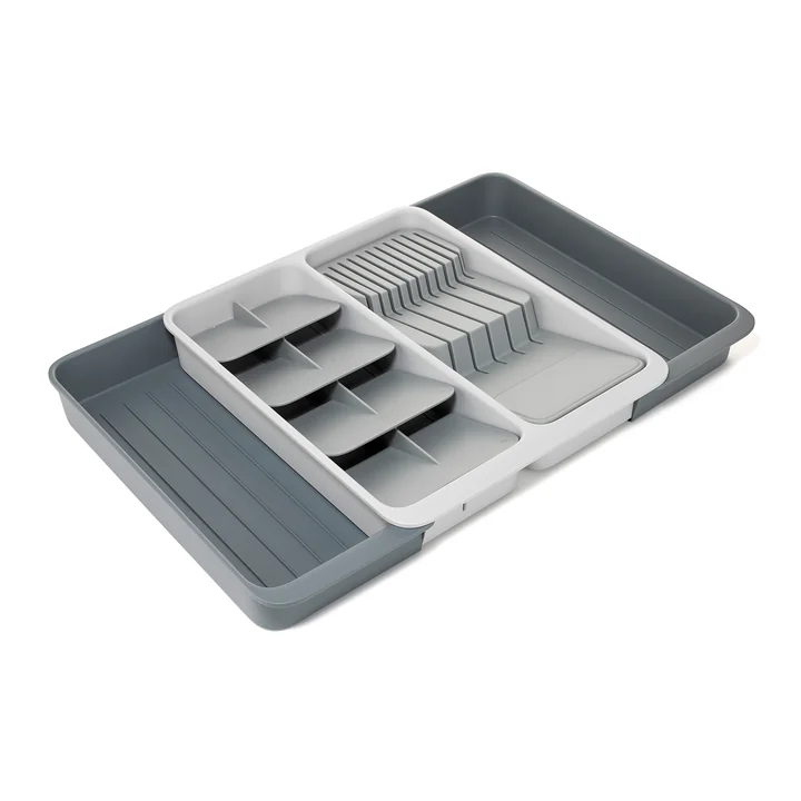 Joseph Joseph - DrawerStore pull-out cutlery tray, incl. knife organizer, light stone