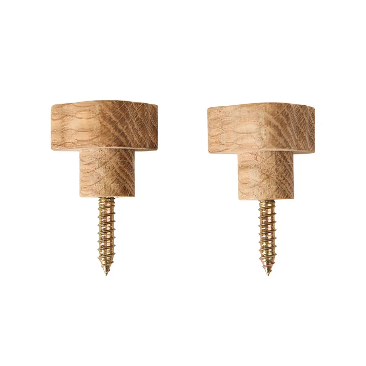 Andersen Furniture - Spectra Hook, Ø 3 cm, oak (2 pieces)