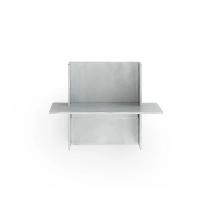 Normann Copenhagen - Alu Wall shelf, 25 cm, brushed aluminum
