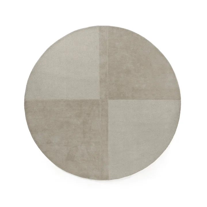 Normann Copenhagen - Level Rug, Ø 280 cm, warm gray