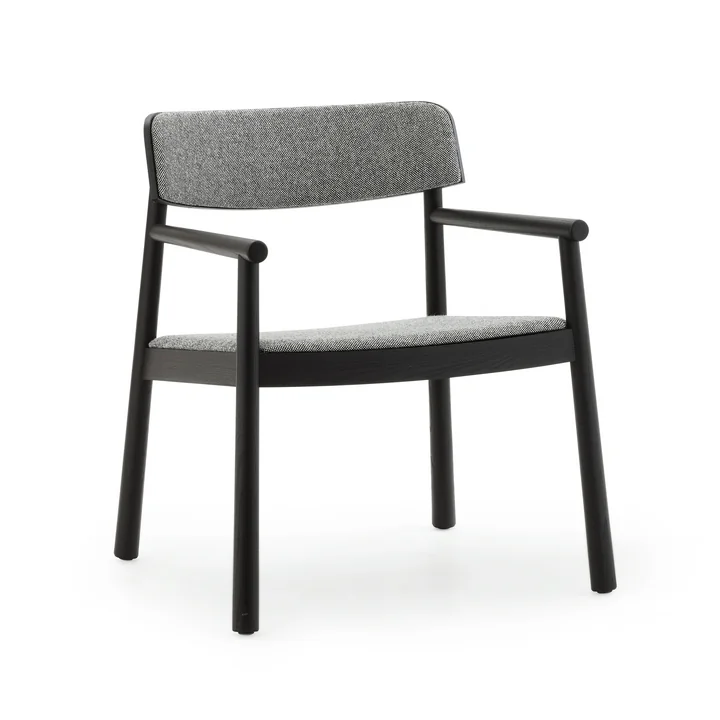 Normann Copenhagen - Timb Lounge armchair, black / Hallingdal 166