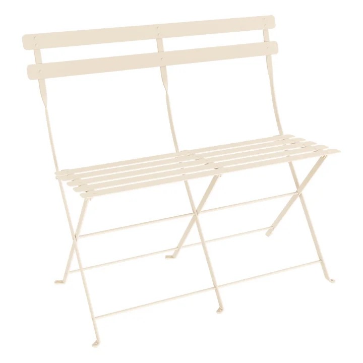 Fermob - Bistro 2-seater folding bench, latte beige
