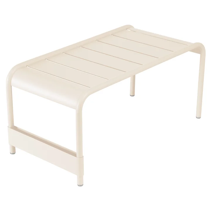 Fermob - Luxembourg wide, low table / garden bench, latte-beige