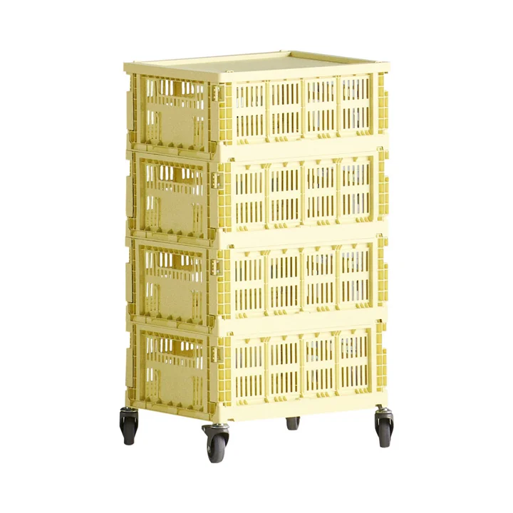HAY - Roll container, light yellow, recycled