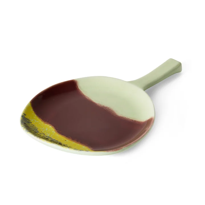 HKliving - 70's serving platter, 18 x 30.5 cm, cherry