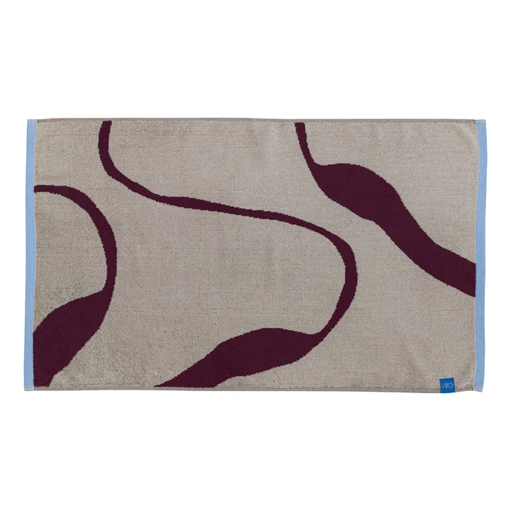 Mette Ditmer - Nova Arte Bath mat 50 x 80 cm, wine / sand