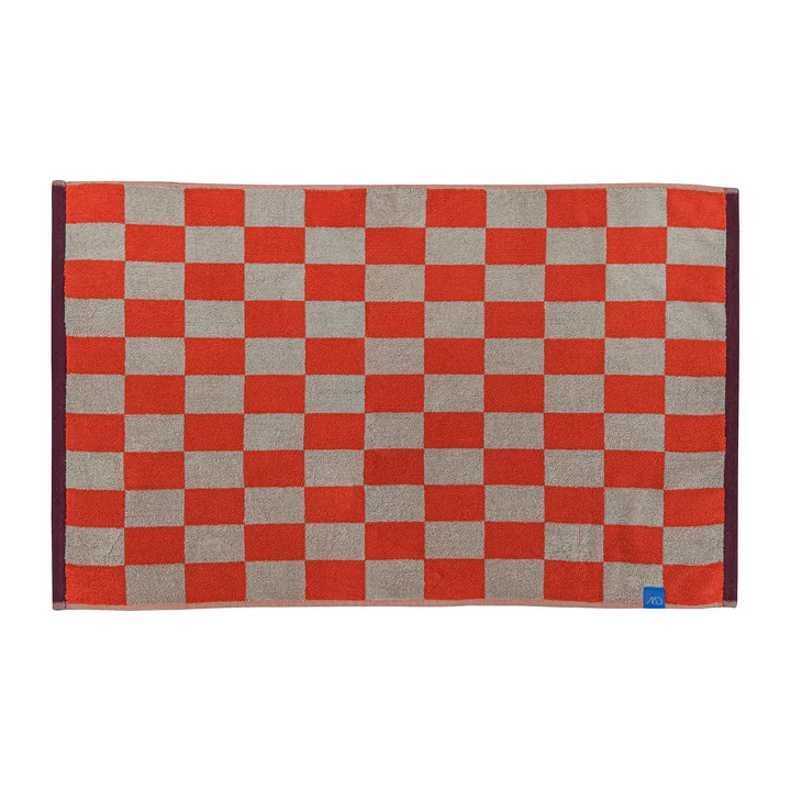 Mette Ditmer - Retro Bath mat, 50 x 80 cm, dark orange