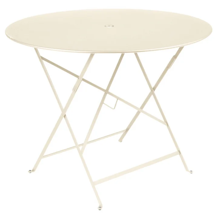 Fermob - Bistro folding table Ø 96 cm, latte-beige